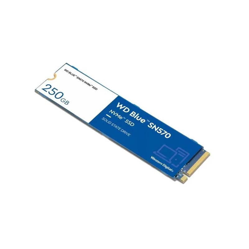 Western Digital SN570 250GB Internal Solid State Drive - Blue - Blue