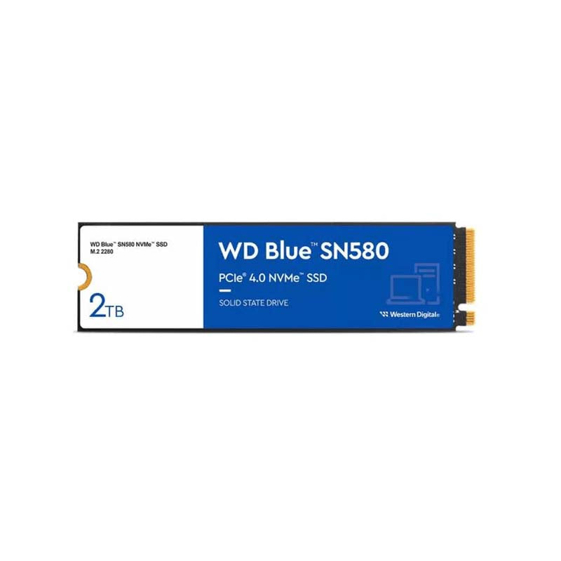 Western Digital SN580 2TB NVME M.2 Internal SSD - Blue - Blue