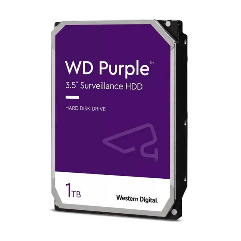 Western Digital Surveillance 1TB 3.5 inch SATA Internal Hard Disk Drive - Purple - Purple