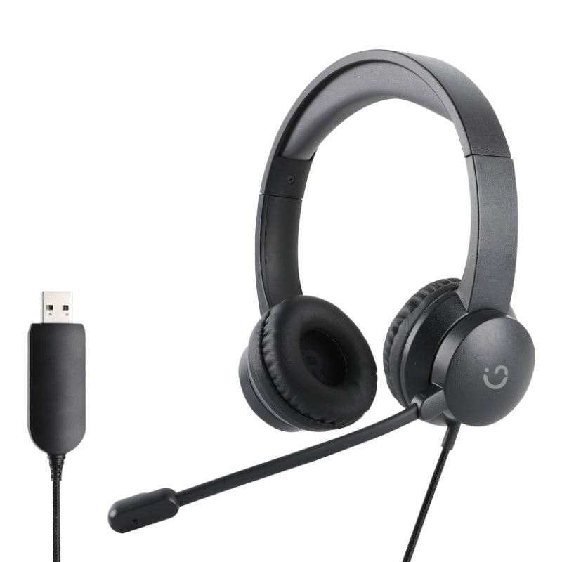 Winx Call Clear USB Headset - Black - Black