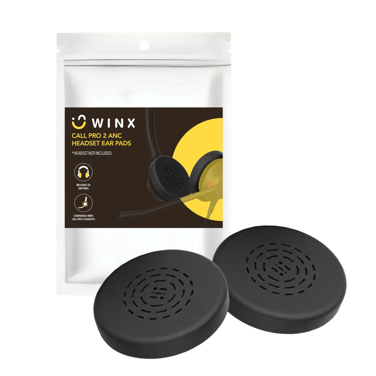 WINX CALL Pro 2 ANC Ear Cub Replacements - Black