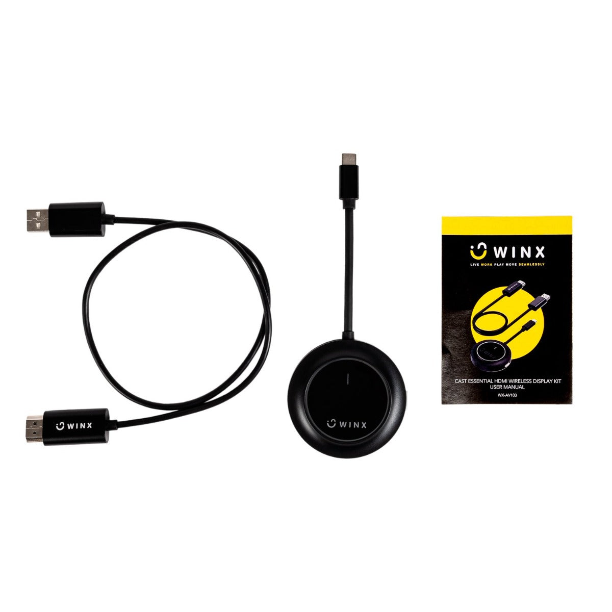 Winx Cast Essential Wireless Display Kit - Black
