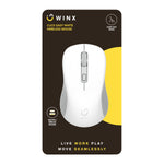 WINX CLICK Easy 1600DPI 2.4GHz Wireless Mouse - White - White