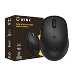 WINX CLICK More Dual-Mode Wireless Mouse - Black - Black