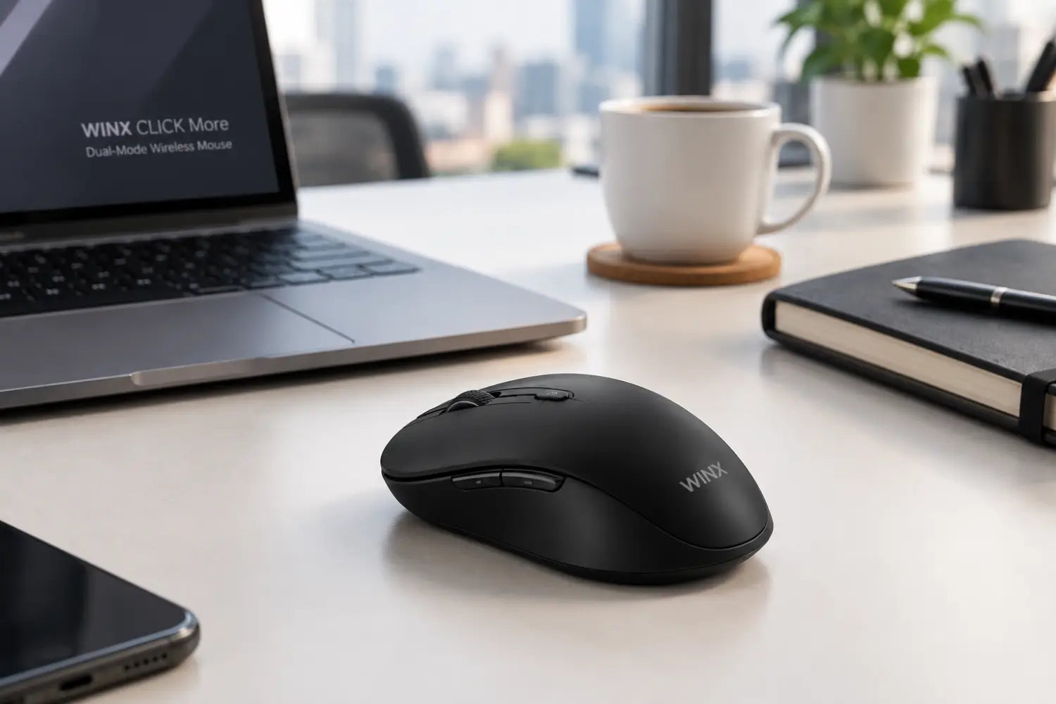 WINX CLICK More Dual-Mode Wireless Mouse - Black