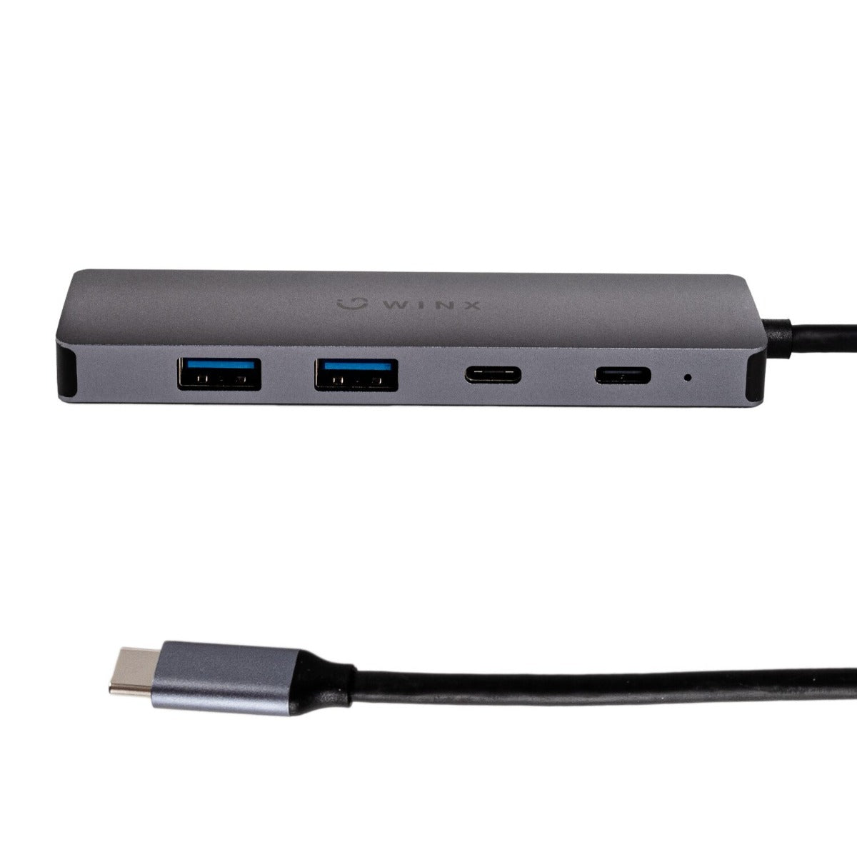 Winx Connect Essential 5-In-1 Type C Hub - Grey