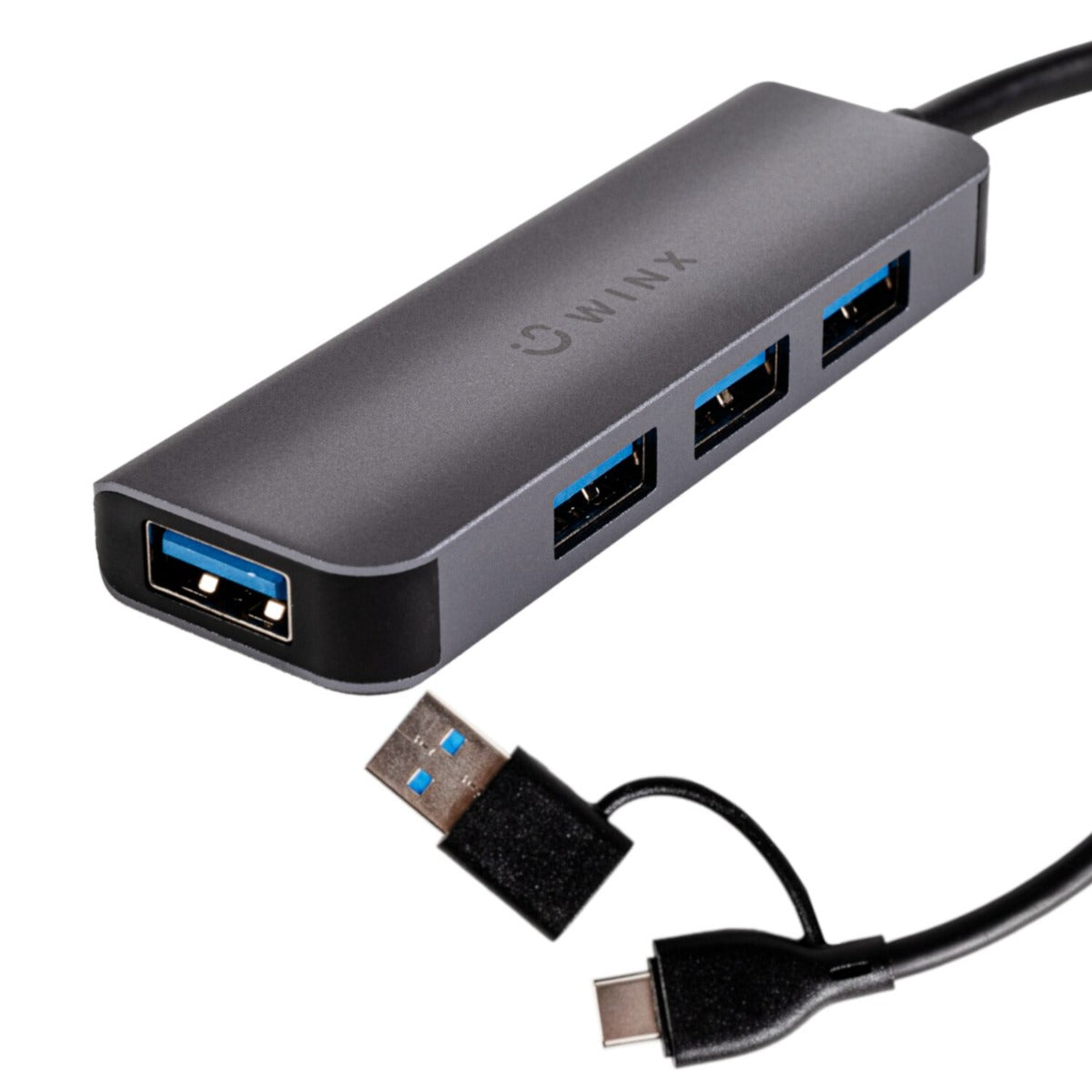 Winx Connect Simple USB / Type C Hub - Black