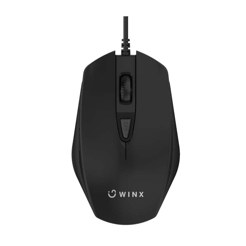 Winx Do Essential Wired Mouse - Black - Black