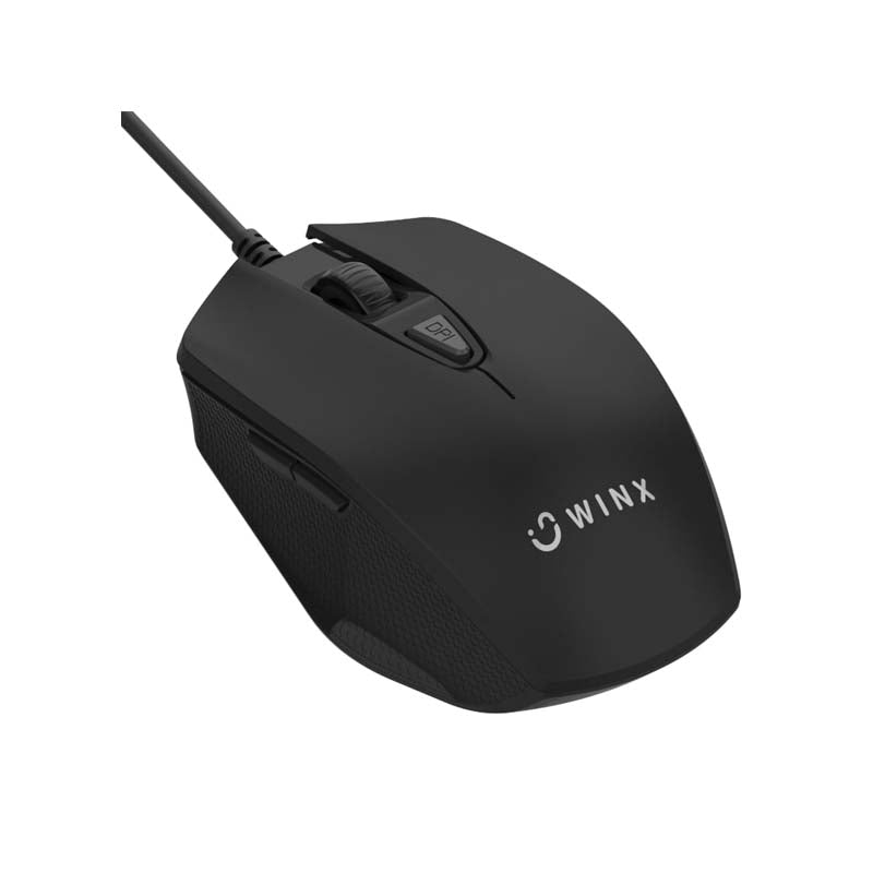 Winx Do Essential Wired Mouse - Black - Black