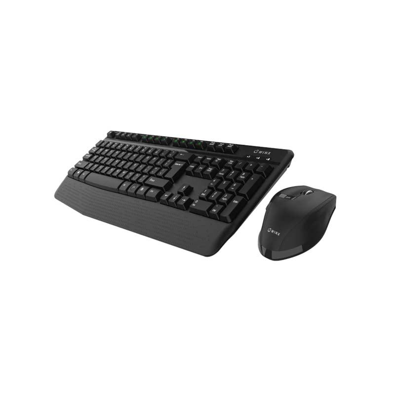 Winx Do Essential Wireless Keyboard & Mouse Combo - Black - Black