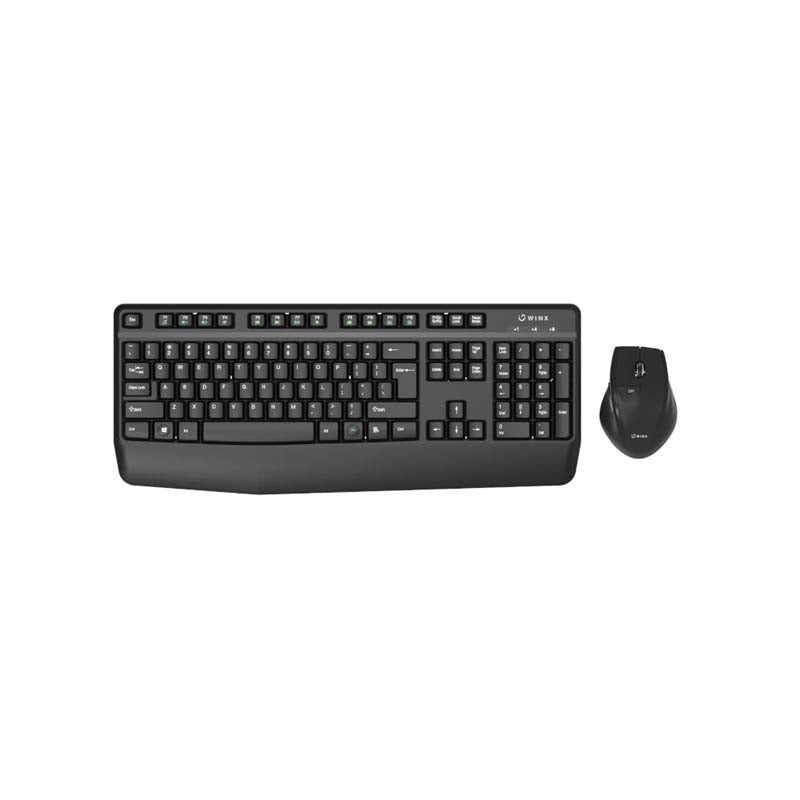 Winx Do Essential Wireless Keyboard & Mouse Combo - Black - Black