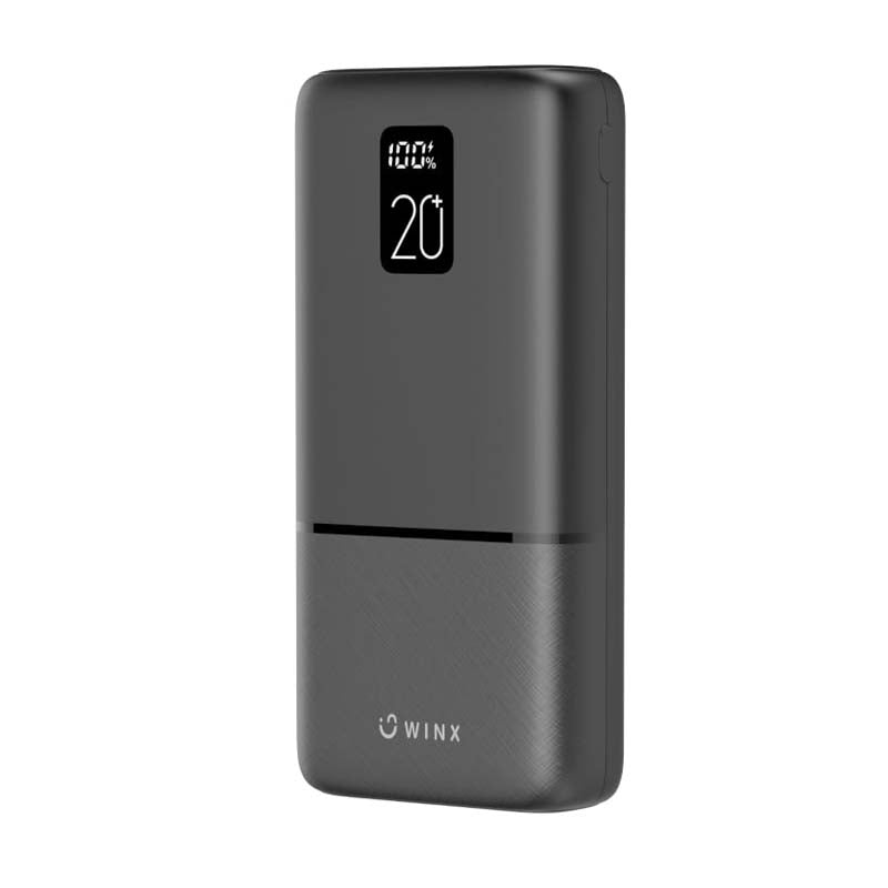 Winx Go Fast 2 20000mAh Power Bank - Black - Black