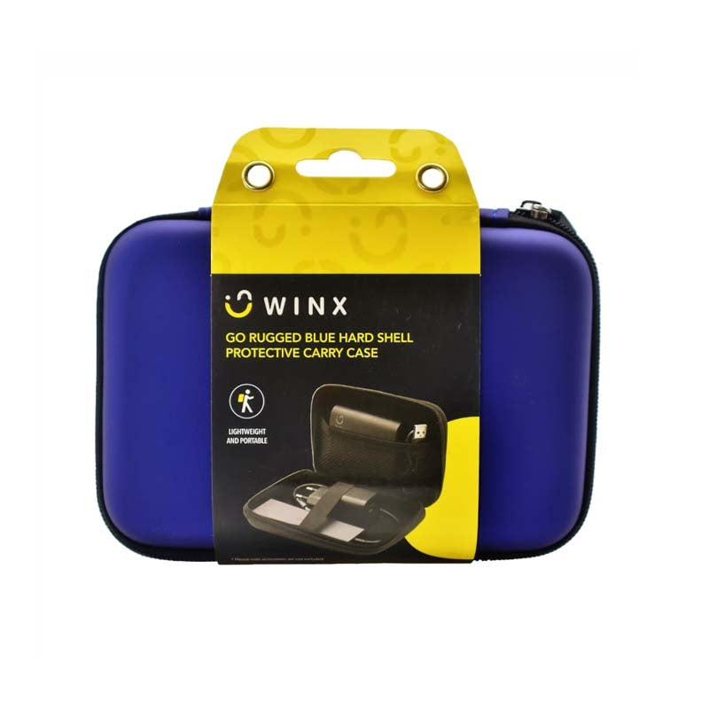Winx Go Rugged Hard Shell Protective Carry Case - Blue - Blue