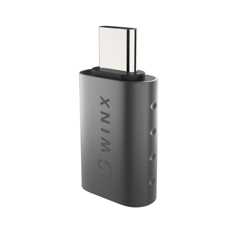 Winx Link Simple Type C to USB Adapter Dual Pack - Grey - Grey