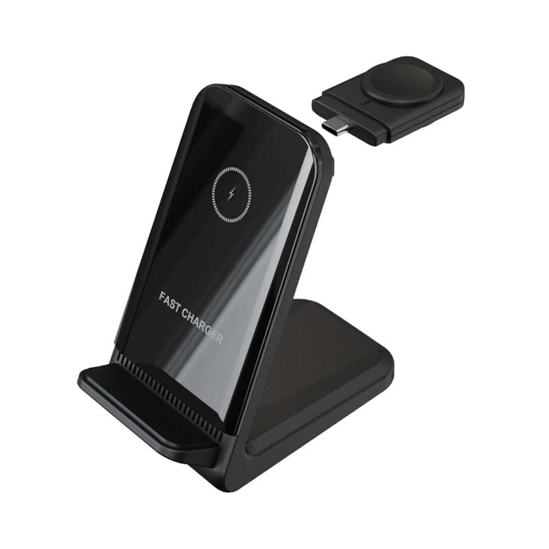 Winx Power Easy Universal 3-in-1 Wireless Charger - Black - Black