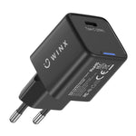 WINX POWER Essential Type-C 20W GaN Wall Charger - Black - Black