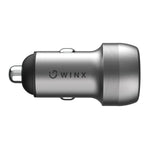 WINX POWER Fast 89W Car Charger - Silver