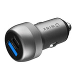 WINX POWER Fast 89W Car Charger - Silver