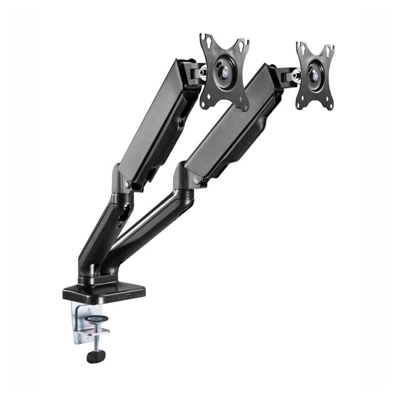 Winx Rise Pro Dual Full Motion Monitor Arm - Black - Black