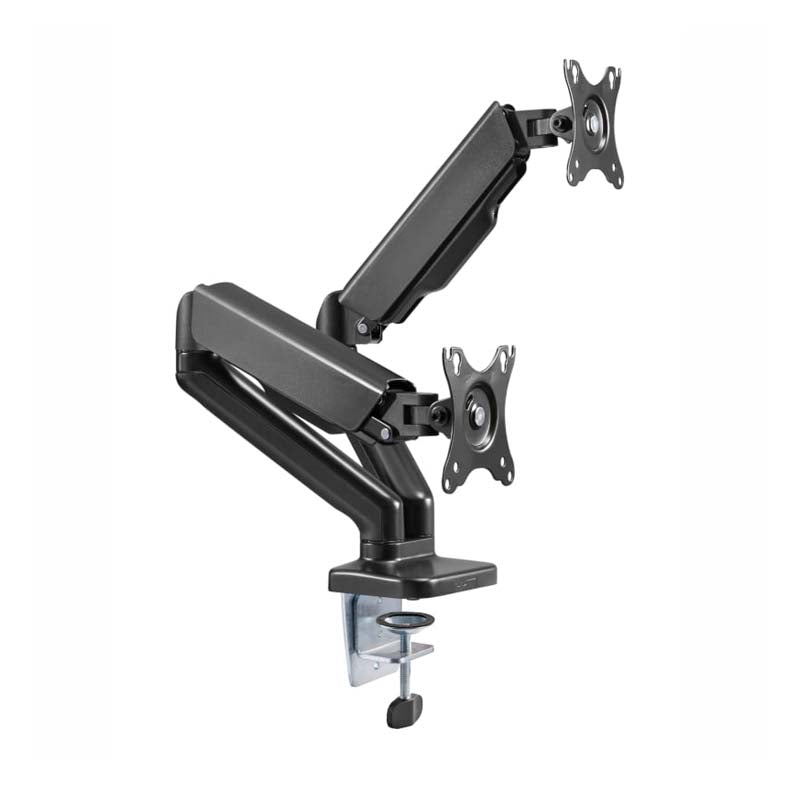 Winx Rise Pro Dual Full Motion Monitor Arm - Black - Black