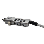 Winx Secure Max Universal Code Cable Lock - Silver