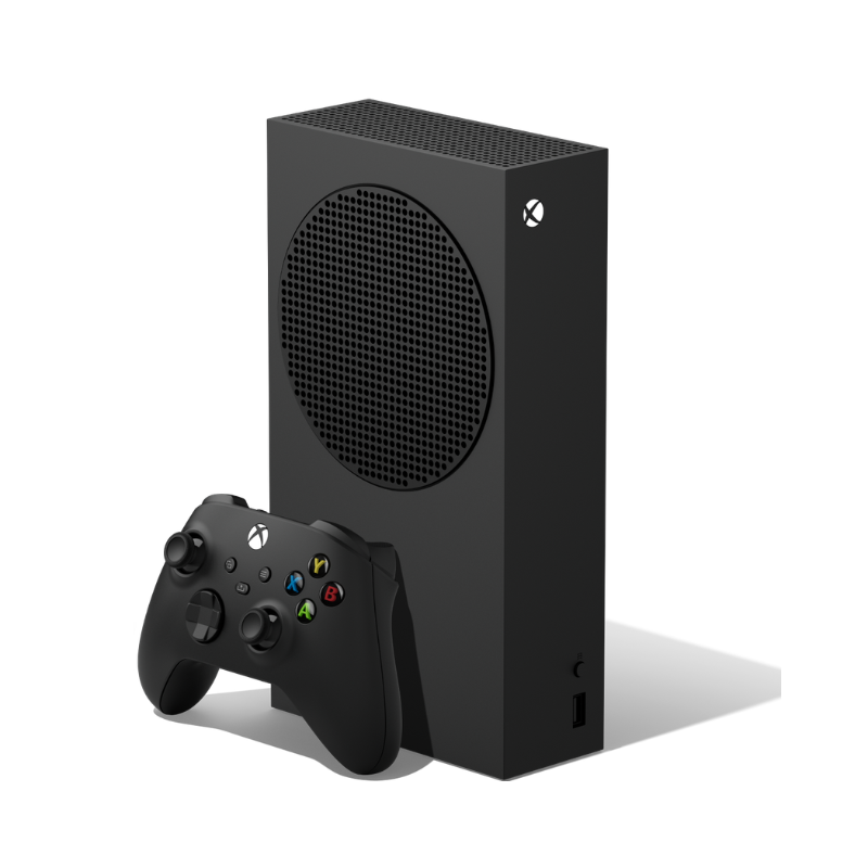Xbox Series S 1TB + 2 x Wireless Controller Black + Wired Headset - Black