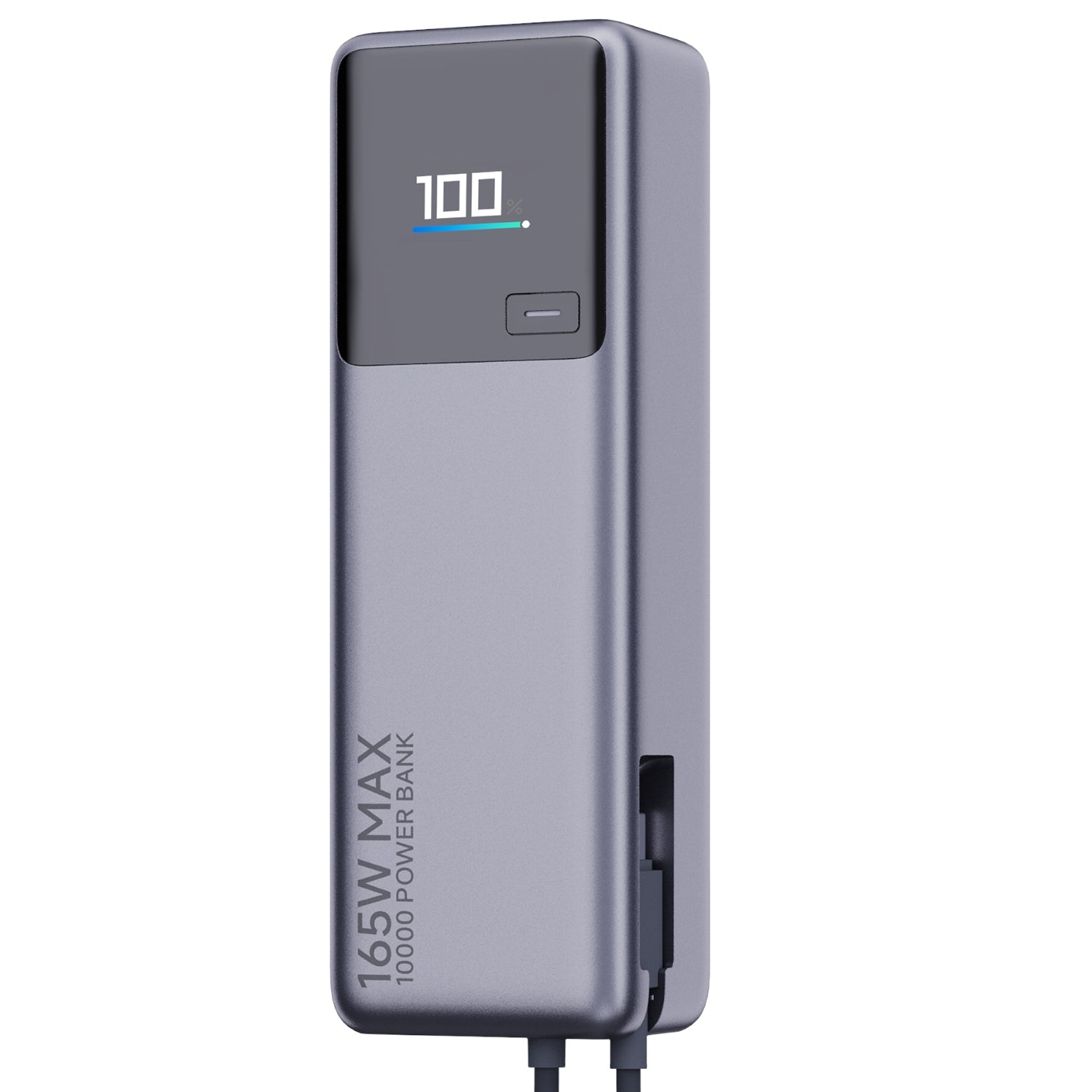 Xiaomi 165W Power Bank 10000mAh (Integrated Cable) - Silver - Silver