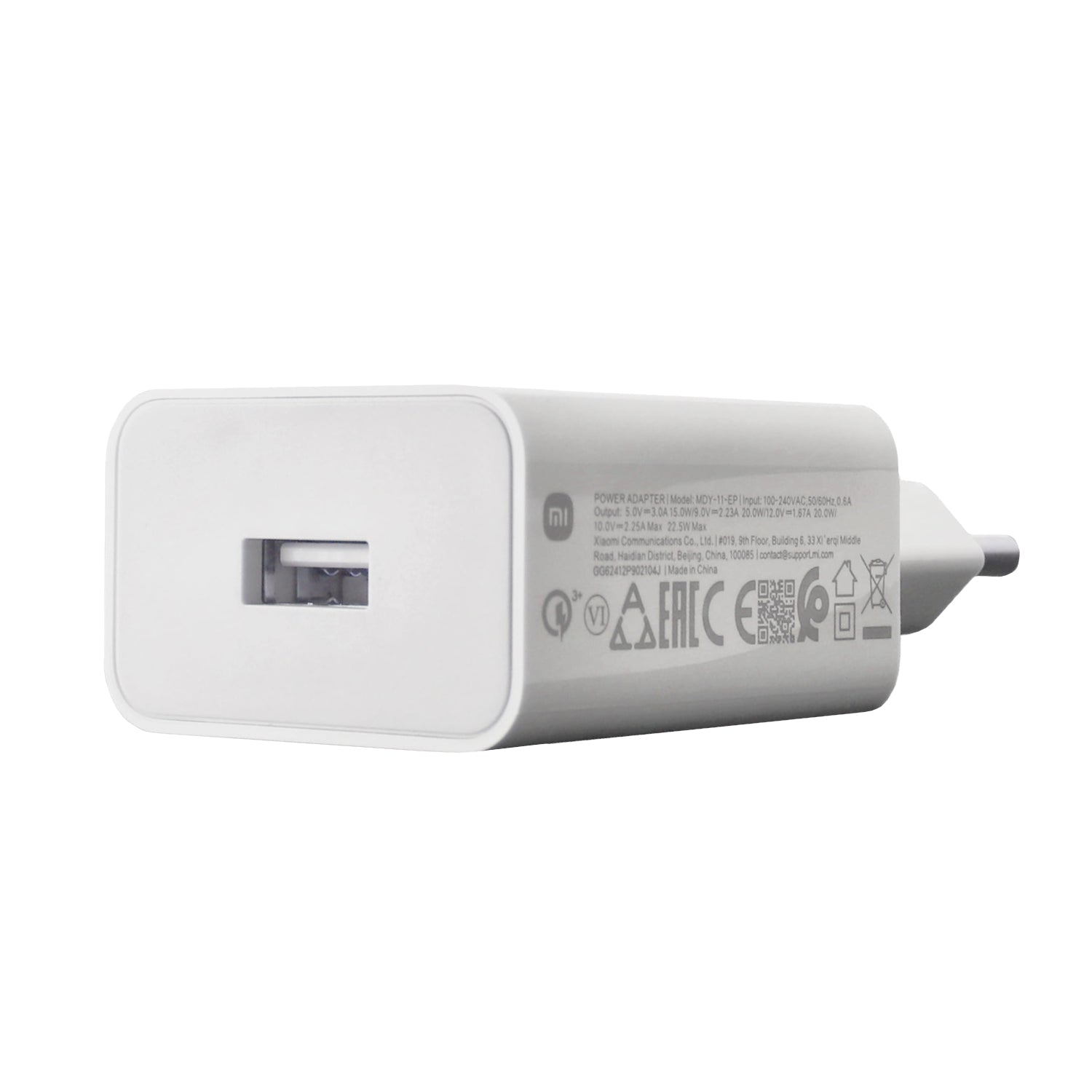 Xiaomi 22.5W Fast Charge Power Adapter (Type-A)-White - White