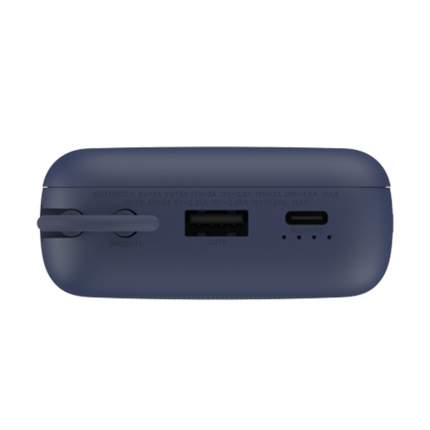 Xiaomi 33W Power Bank 20000mAh (Integrated Cable) – Blue - Blue