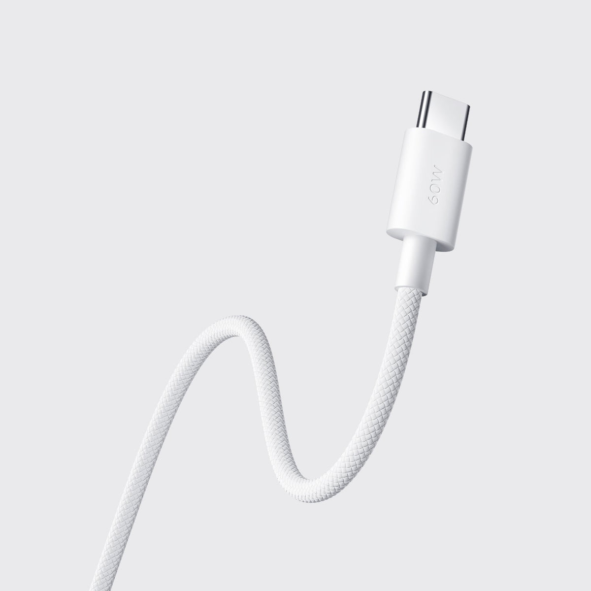 Xiaomi 3A Braided USB Type-C to USB Type-C Cable 1M - White - White