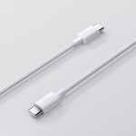Xiaomi 3A Braided USB Type-C to USB Type-C Cable 1M - White - White