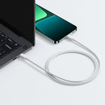 Xiaomi 3A Braided USB Type-C to USB Type-C Cable 1M - White - White