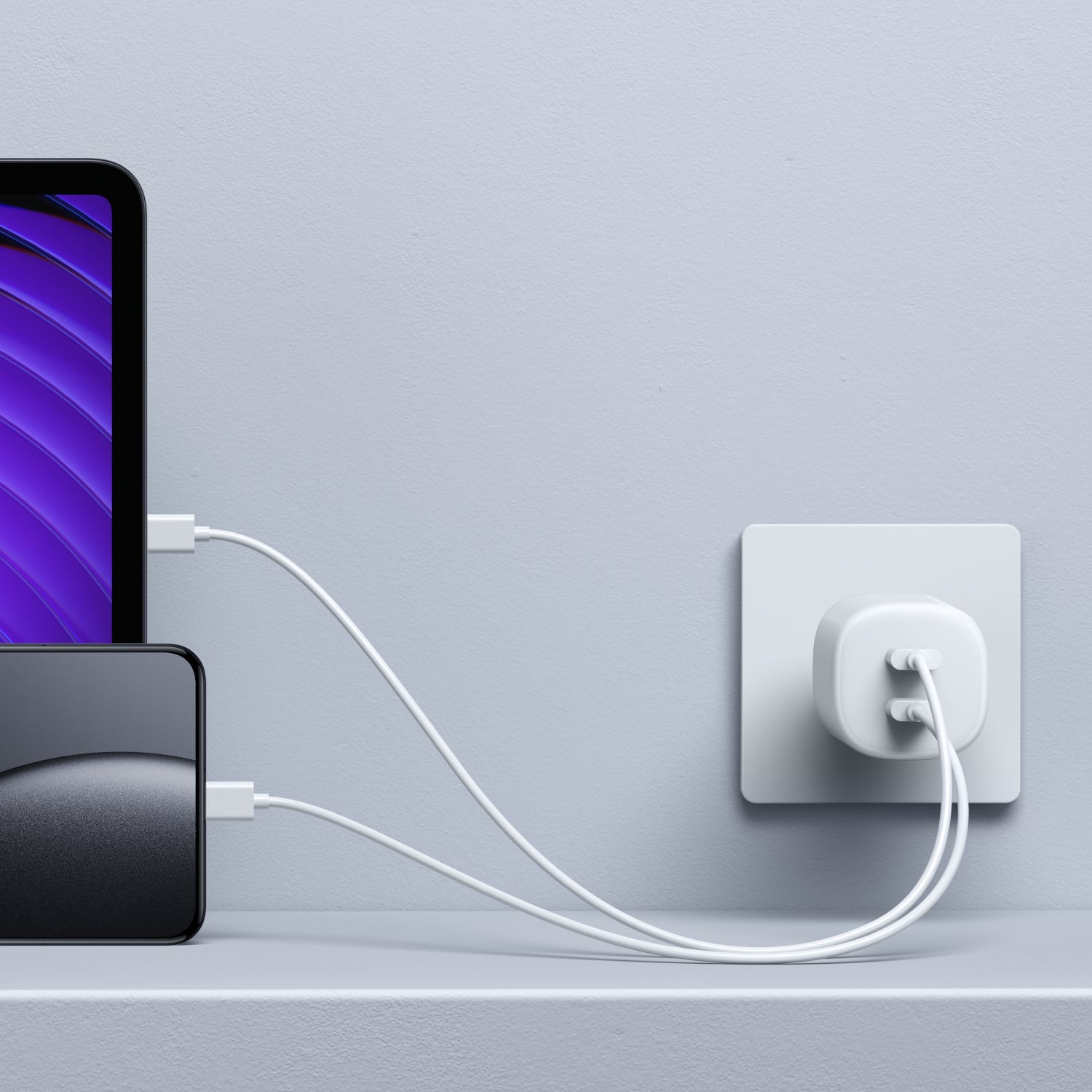 Xiaomi 45W Nano Turbo Power Adapter (2 port) - White