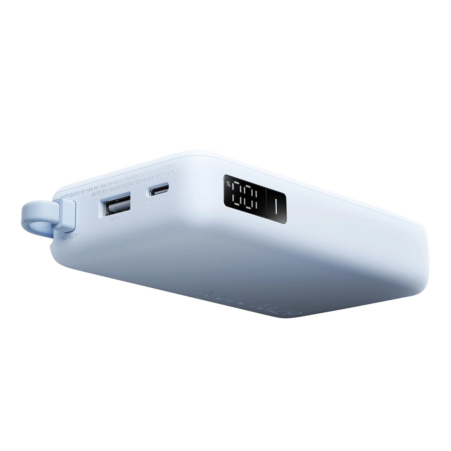 Xiaomi 67W Power Bank 10000mAh (Integrated Cable) - Ice Blue - Blue