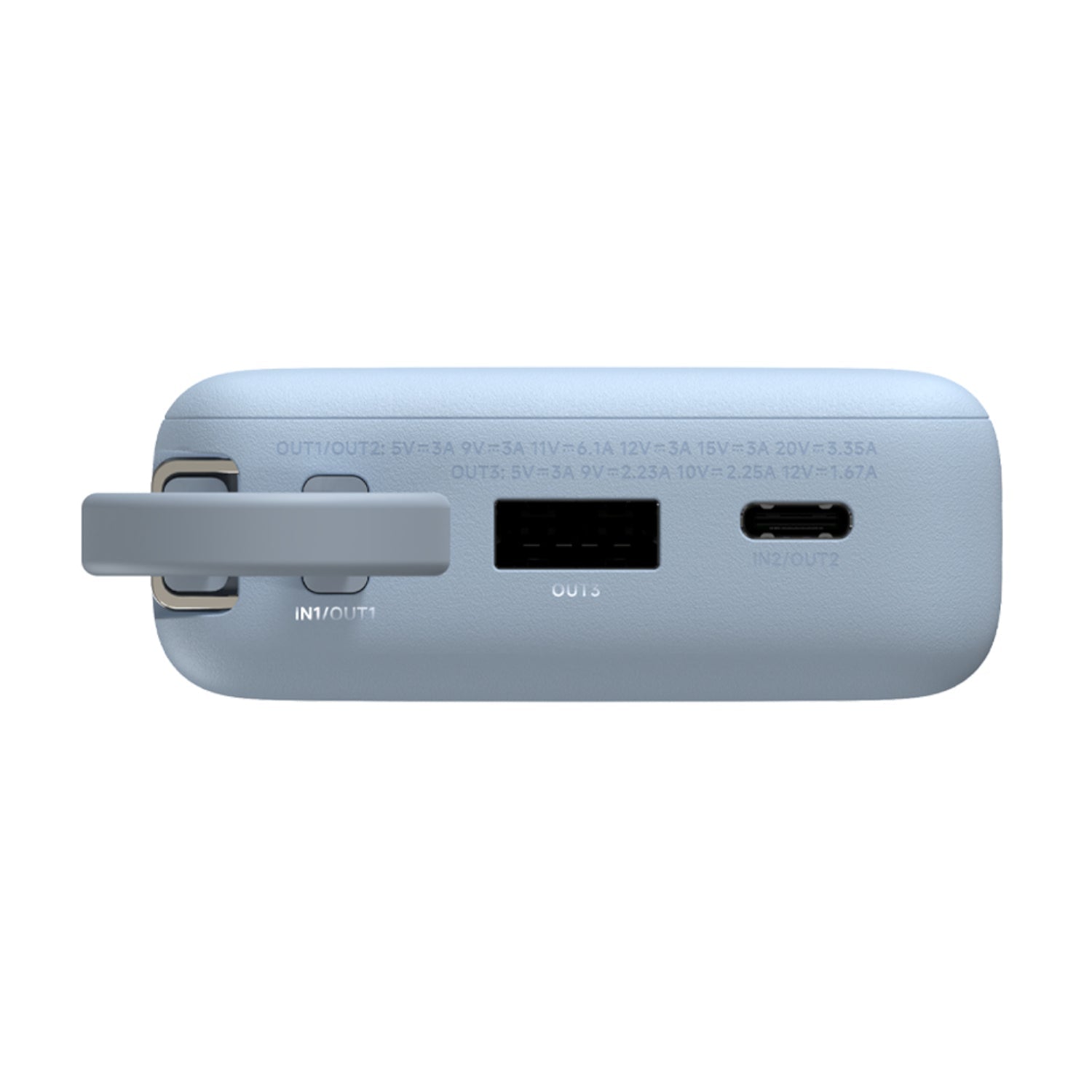 Xiaomi 67W Power Bank 10000mAh (Integrated Cable) - Ice Blue - Blue