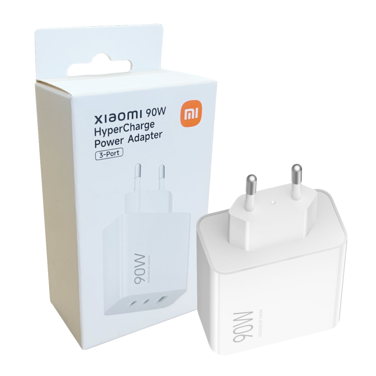 Xiaomi 90W HyperCharge 3-Port Fast Charger – White - White