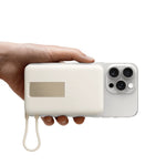 Xiaomi Magnetic Power Bank 10000mAh with Built-in Stand - Beige - Beige