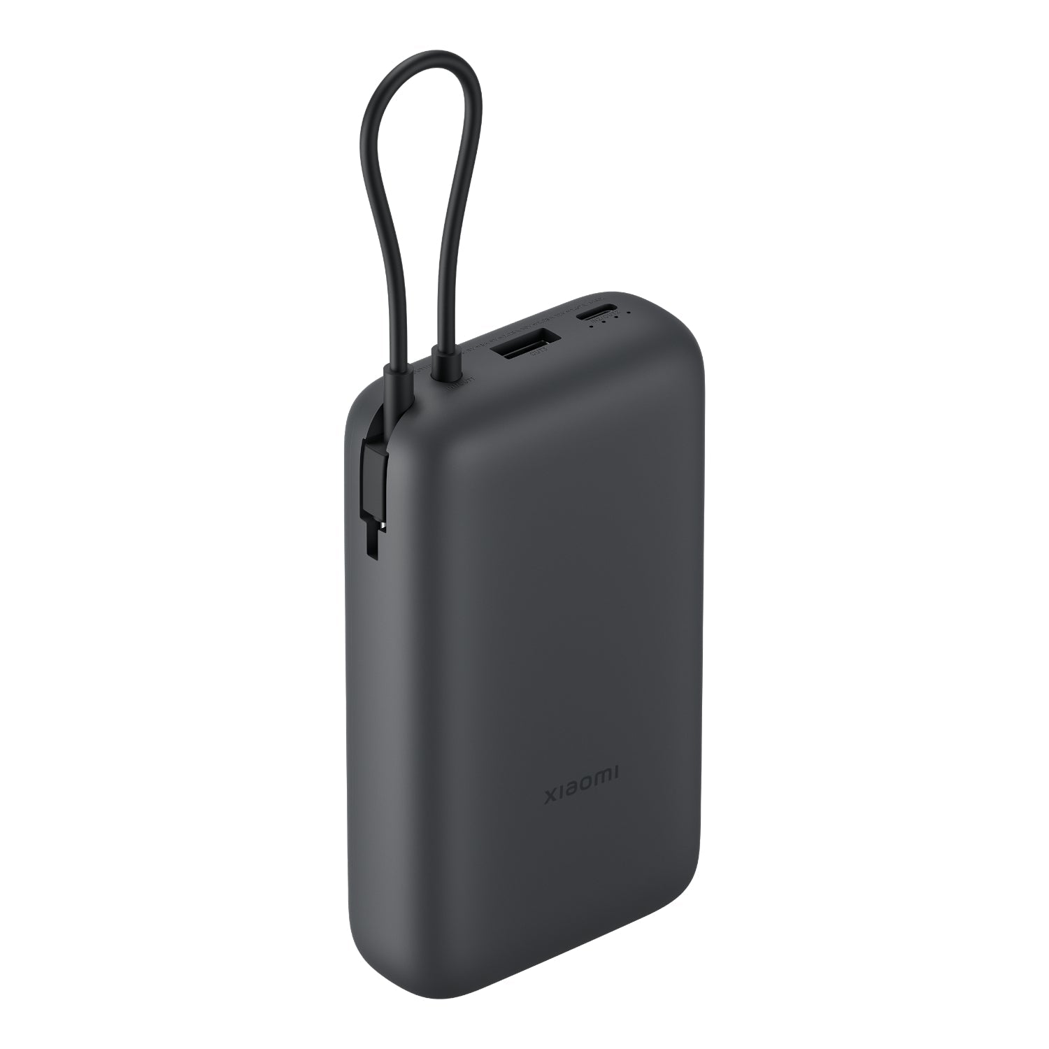 Xiaomi Power Bank 20000mAh (Integrated Cable) - Dark Grey - Grey