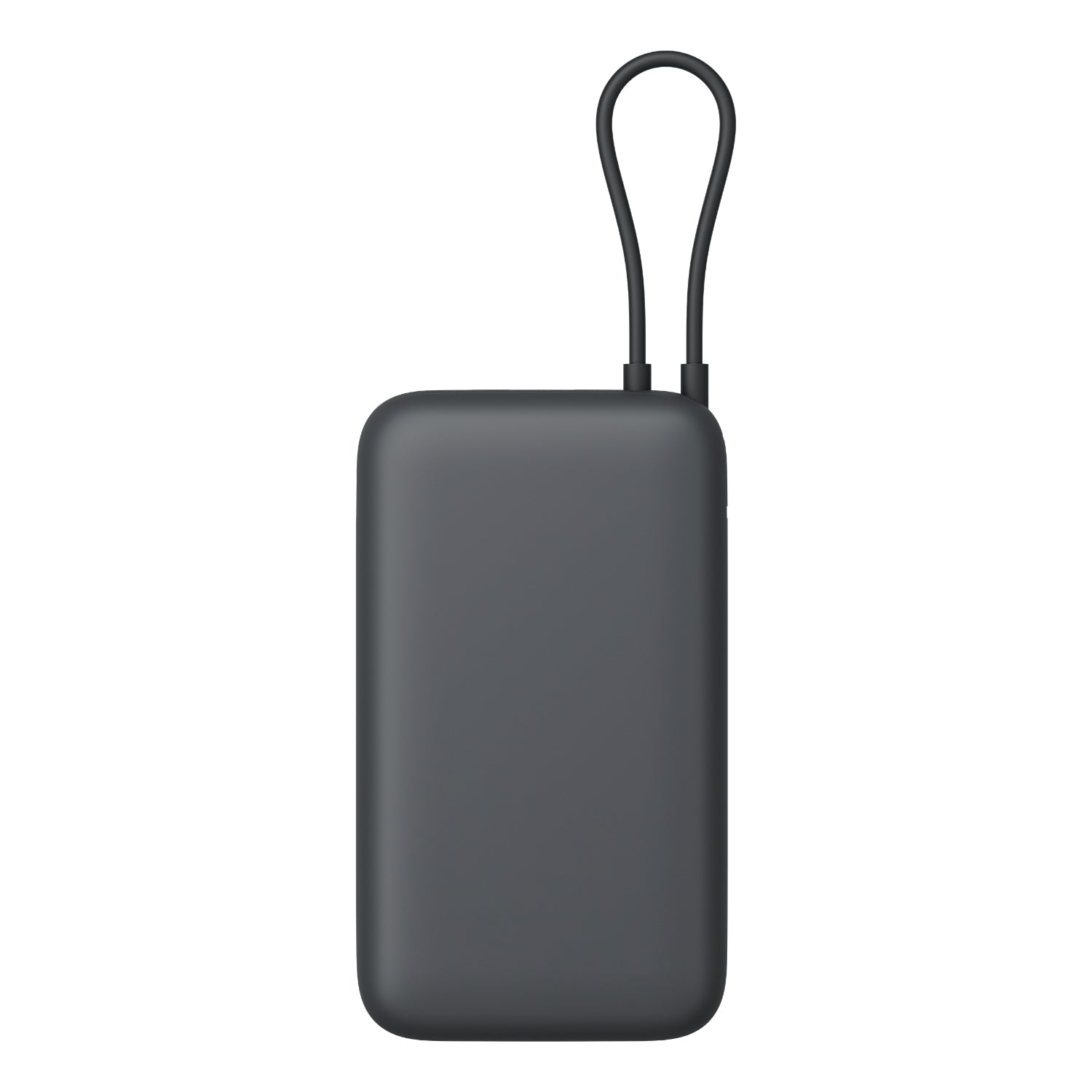 Xiaomi Power Bank 20000mAh (Integrated Cable) - Dark Grey - Grey