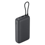 Xiaomi Power Bank 20000mAh (Integrated Cable) - Dark Grey - Grey
