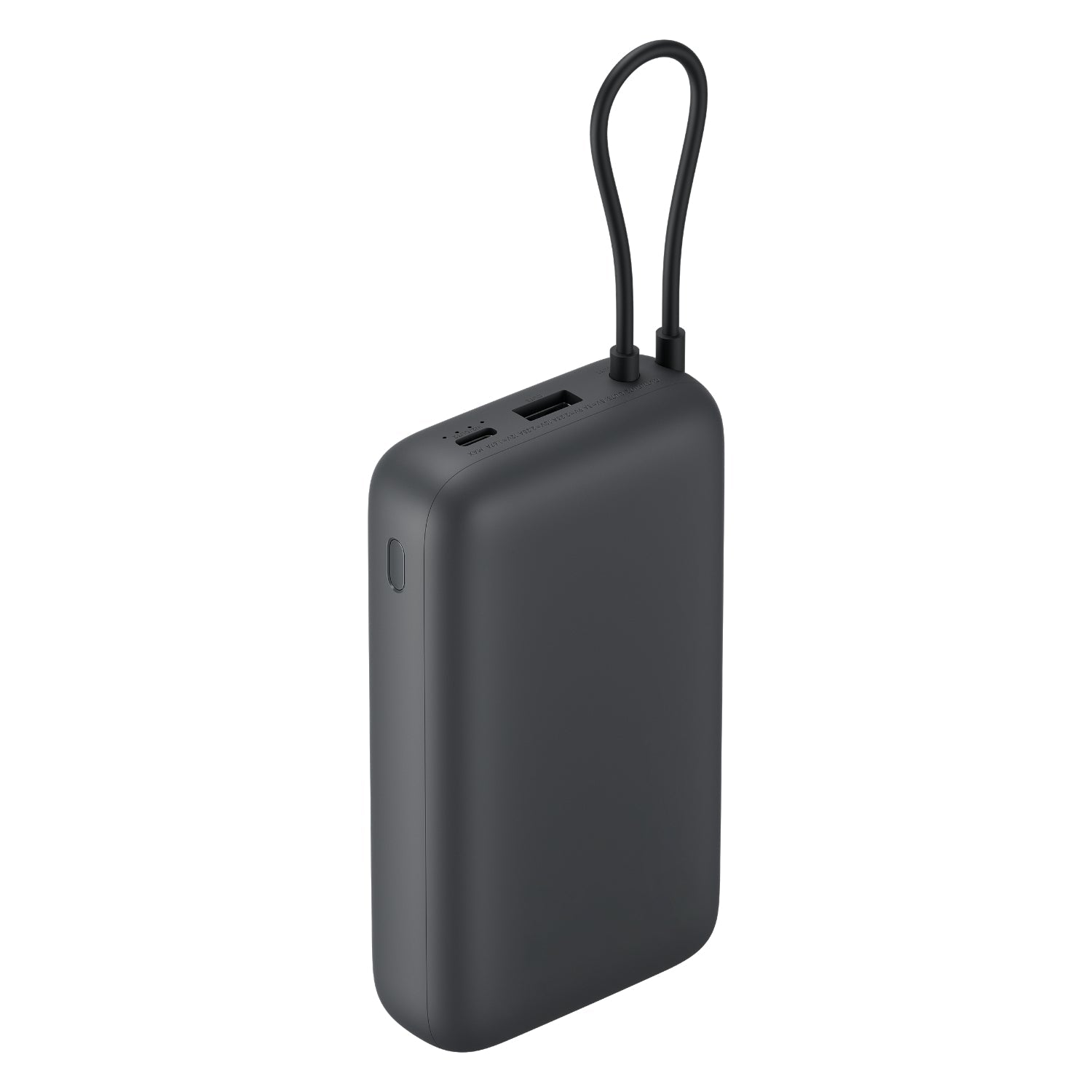 Xiaomi Power Bank 20000mAh (Integrated Cable) - Dark Grey - Grey