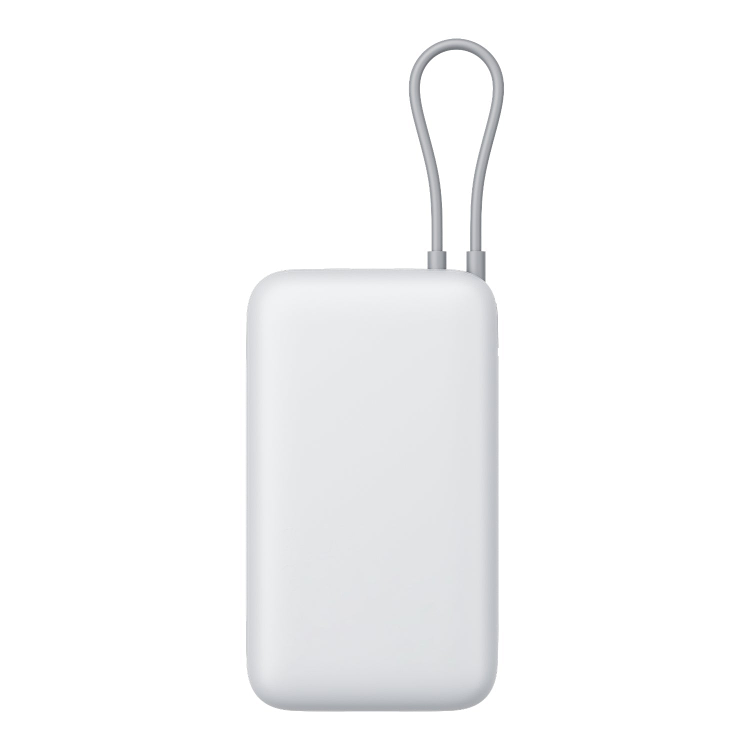 Xiaomi Power Bank 20000mAh (Integrated Cable) - Light Grey - Grey