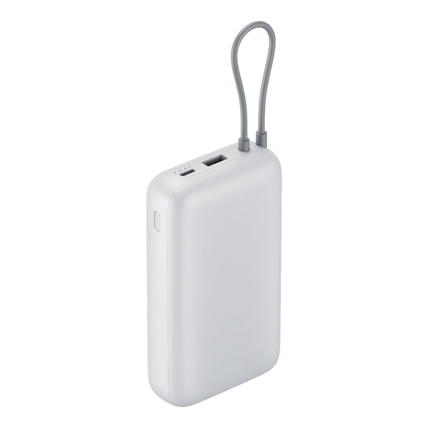 Xiaomi Power Bank 20000mAh (Integrated Cable) - Light Grey - Grey