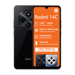 Xiaomi Redmi 14C 4G Dual Sim 128GB - Black + Xiaomi Power Bank 10000mAh 22.5W - Blue