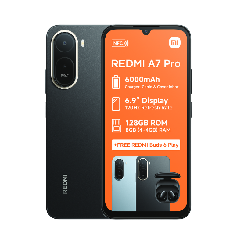 Xiaomi Redmi A7 Pro 4G Dual Sim 128GB - Black - Black