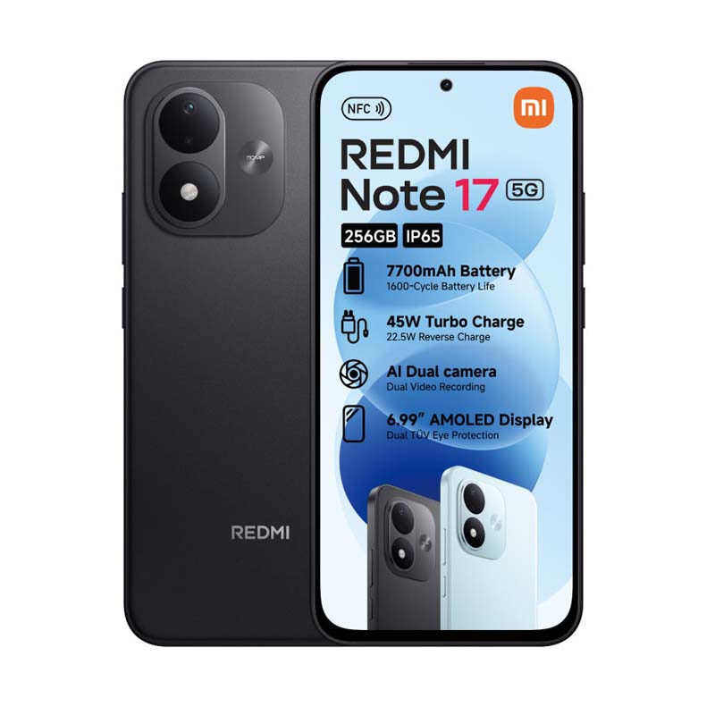 Xiaomi Redmi Note 17 5G Dual Sim 256GB - Black - Black