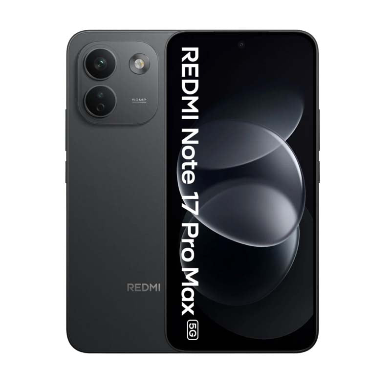 Xiaomi Redmi Note 17 Pro Max 5G Dual Sim 256GB - Black with Powerbank - Black