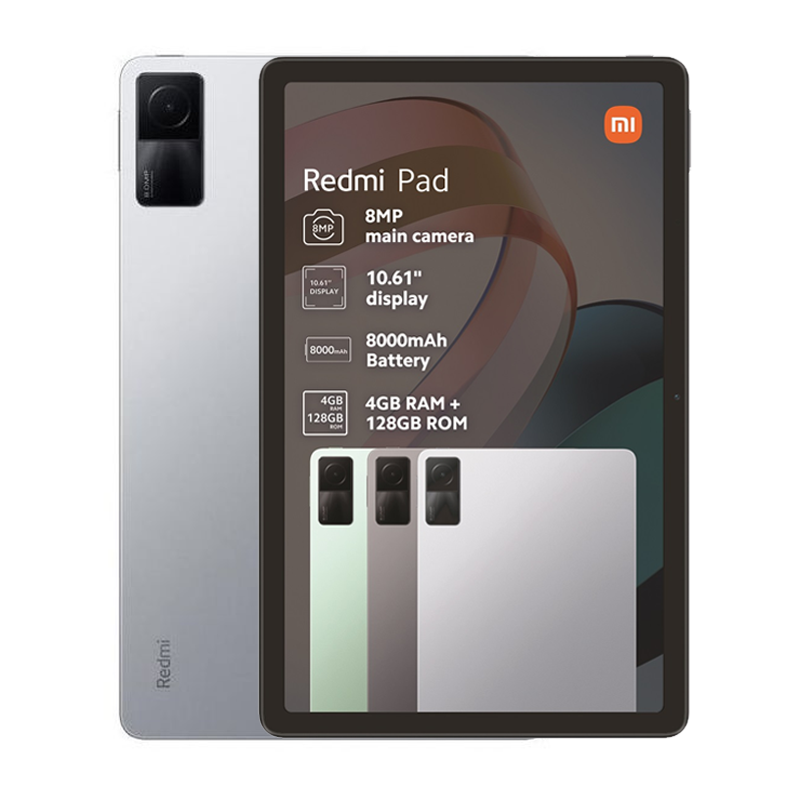 Xiaomi Redmi Pad 128GB Wi-Fi - Moonlight Silver - Silver
