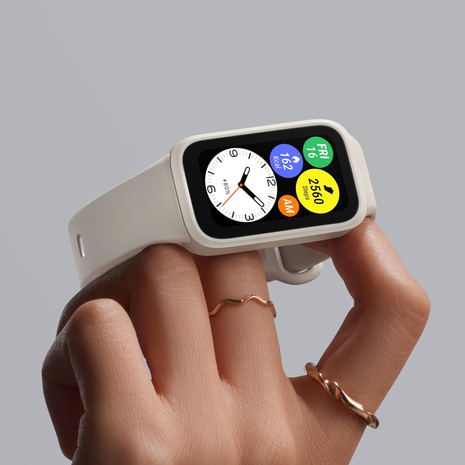 Xiaomi Smart Band 9 Active - Beige White - White