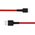 Xiaomi USB Type C Braided 1M Cable - Red - Red